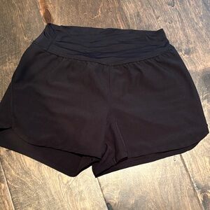 Women's Black Athletic Shorts